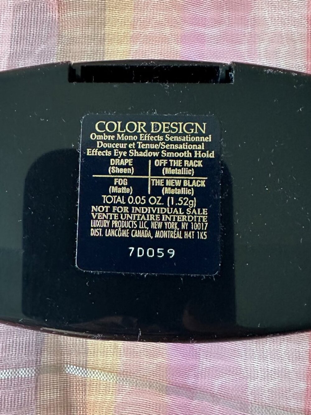 NEW Lancôme Color Design Sensational Effects 4 Eyeshadow Shades Palette - Picture 2 of 5